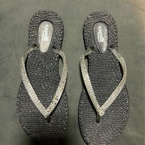Bejeweled Flip Flops